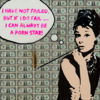 Art - Painting: Campos Brothers "Audrey Porn Star"