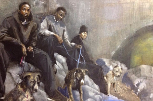 Art - Painting: Wu Kang "The Pound"