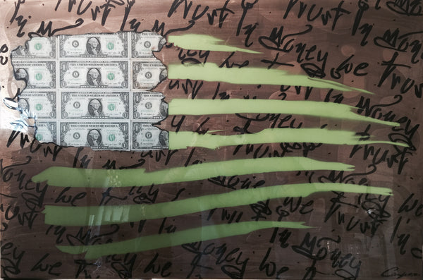 Art - Painting: Campos Brothers "In Money We Trust"