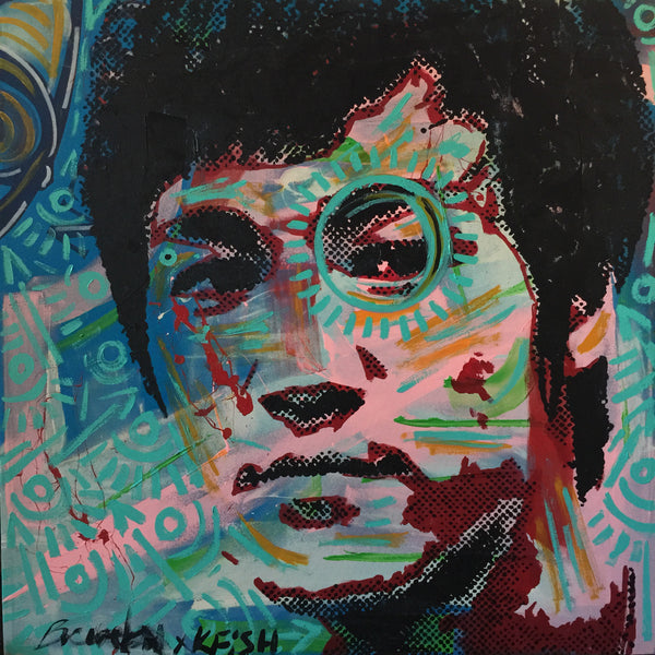 Art - Painting: KFish "Bruce Lee #1"